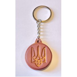 Брелок нат кожа Слава Україні