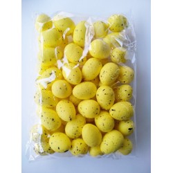 Пасхальный сувенир А3374-2 ЦЕНА ЗА ШТ Яйцо желтое (60шт в упак)