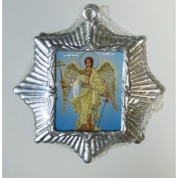 Ангел Хранитель  Звезда Икона Малая  сер. б/о (80х85)
