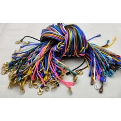 Нить АТЛАС  карабинчик с застежкой (КРАБИК) (детская 0,4м) - цветная