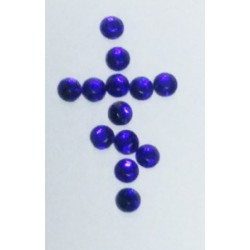 Синие Стразы пласт. с термоклеем 16 цена за 100г(1800шт)