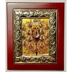 Древо Пресвятой Богородицы  Икона МДФ 6х8 с ламинацией