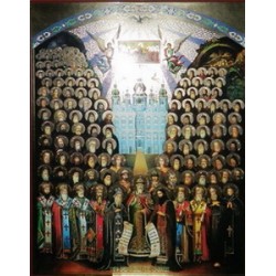 Собор Преподобных отец Печерских 30 х 40 см