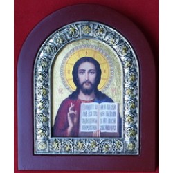 Иисус (синий ореол), арка средняя